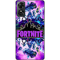 Силіконовий чохол бампер для ZTE Blade A33 Plus з малюнком Fortnite Marvel Фортнайт Марвел