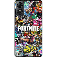 Силіконовий чохол бампер для ZTE Blade A33 Plus з картинкою Fortnite Фортнайт