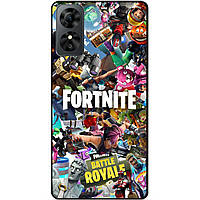 Силіконовий чохол бампер для ZTE Blade A33 Plus з картинкою Fortnite Фортнайт