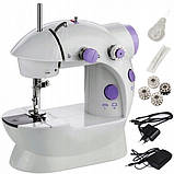 Швейна мінімашинка 4 в 1 Mini Sewing Machine SM201, фото 4