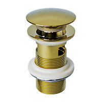 C21031-AS, донный клапан для раковины, золото