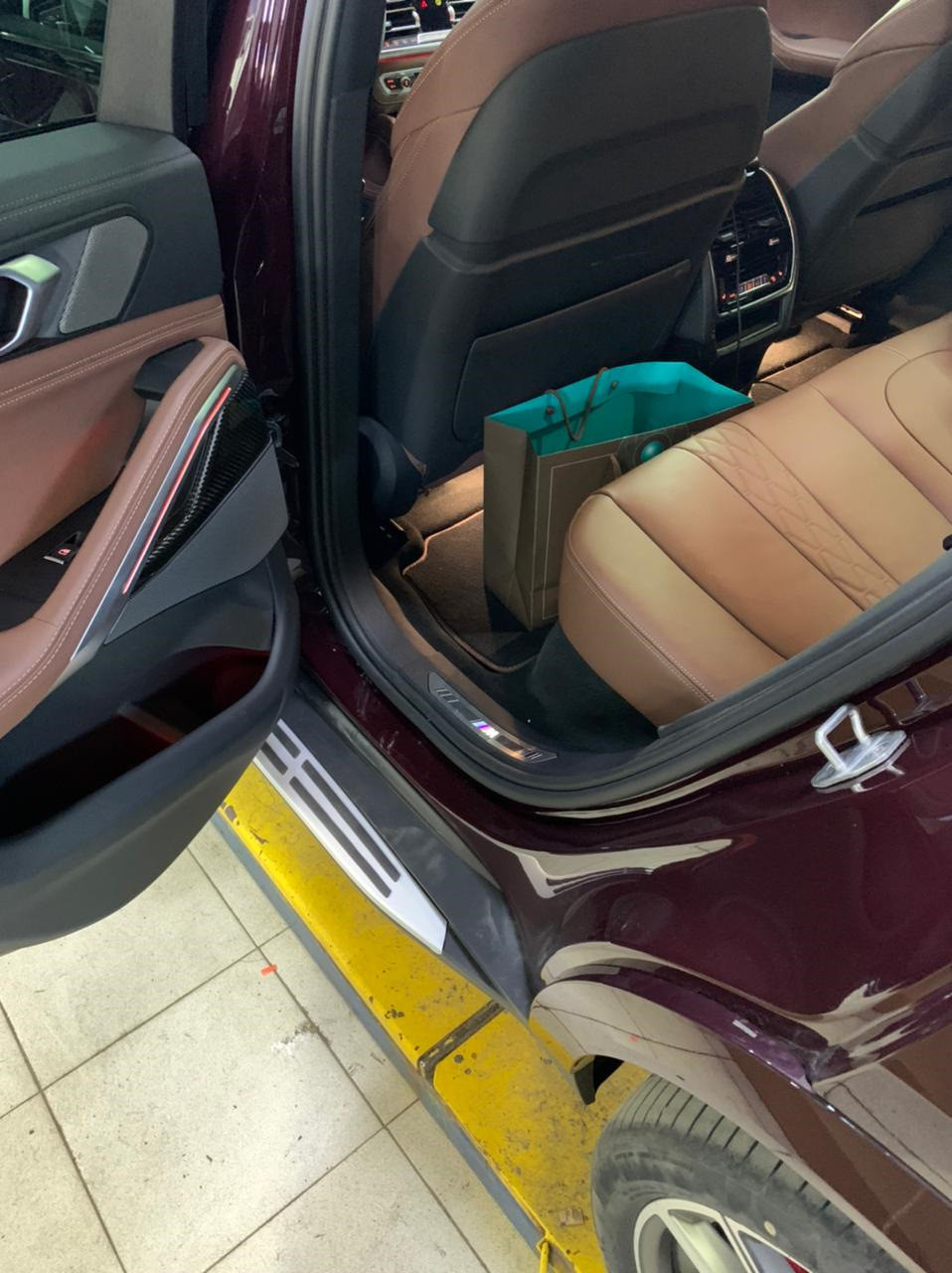 Боковые подножки ( пороги ) на BMW X6 G06 2019-2020 год - фото 7 - id-p2032196400