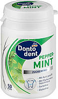 Жувальна гумка Dontodent Pepper Mint з ксилітом |Без Цукру|50 шт.|Німеччина