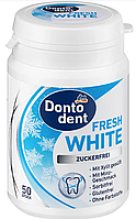 Жувальна гумка Dontodent Fresh White з ксилітом |Без Цукру|50 шт.|Німеччина