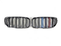 Ноздри на BMW 3 Series F30 / F31 / F35 2012-2018 год M-color Хром Рамка ( Двойные M-Look )