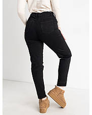 Зимові стрейчеві джинси жіночі на легкому флісі, є великі розміри LANLANIEE, фото 3