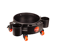 Тележка для ведра на колёсах с органайзером MaxShine Rolling Bucket Dolly