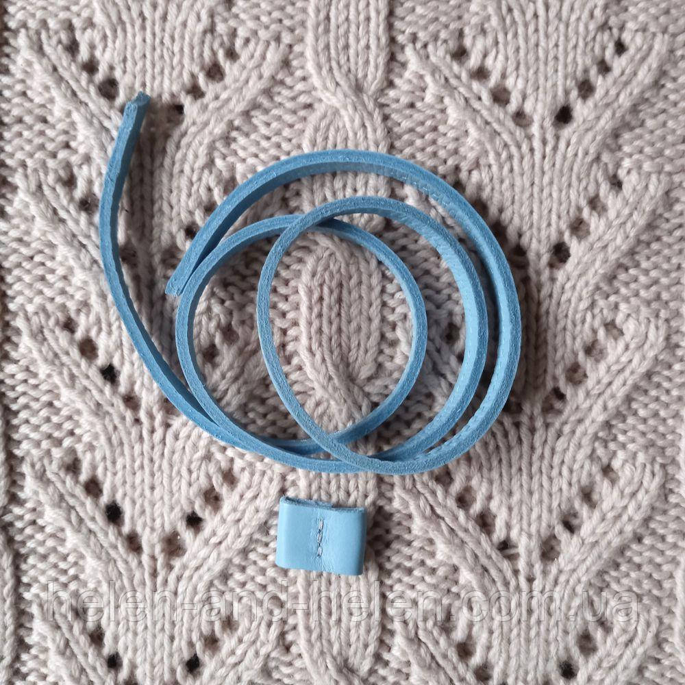 Затяжка (затяжка) для рюкзака або торби. Колір Блакитний, фото 1
