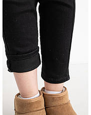 Зимові стрейчеві джинси жіночі на легкому флісі, є великі розміри LANLANIEE, фото 3