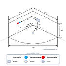 TLP-638 new, Iris, ванна з гідро-, аеромасажем, 152 х 152 х 63 см, фото 3