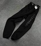Чоловічі спортивні штани на флісі Calvin Klein D11569 чорні M, XL, фото 2