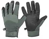 Перчатки зимние тактические Helikon-Tex® Impact Duty Winter Mk2 Gloves Grey-Black,теплые серые рукавички НАТО M