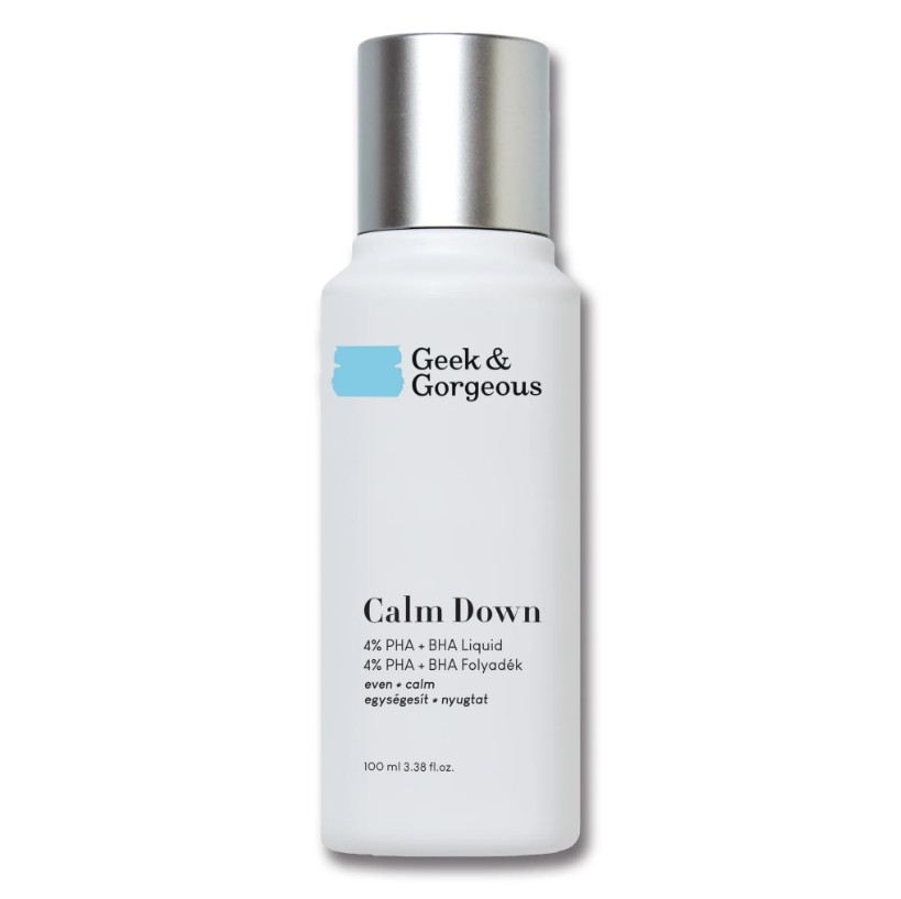 Кислотний флюїд-ексфоліант для чутливої шкіри Geek&Gorgeous Calm Down 100 мл