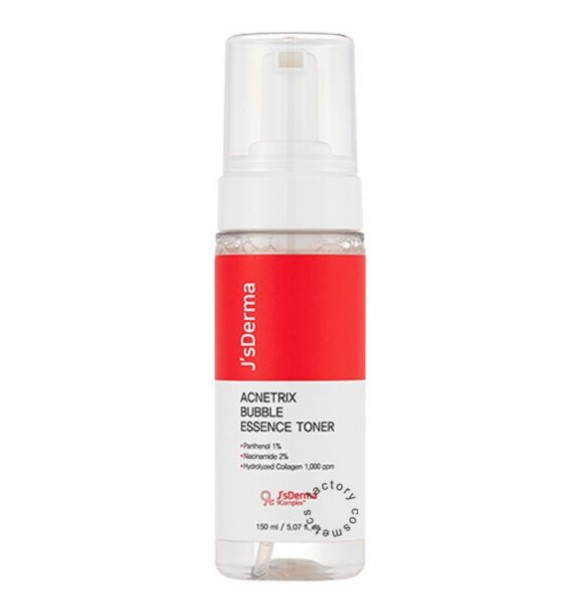 Тонер із пантенолом і ніацинамідом J'sDerma Acnetrix Bubble Essence Toner 150 мл