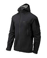 Куртка-дождевик Helikon Tex SQUALL Hardshell Jacket TorrentStretch Black,тактическая черная мужская мембрамная