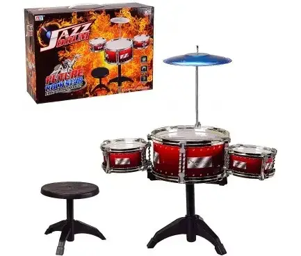 Дитяча барабанна установка Jazz Drum у коробці 34*20*12 см, фото 1