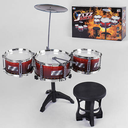 Дитяча барабанна установка Jazz Drum у коробці 34*20*12 см, фото 3