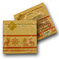 Святкова серветка (ЗЗхЗЗ, 20шт) LuxyНГ Новорічний рушничок (307) (1 пач.)