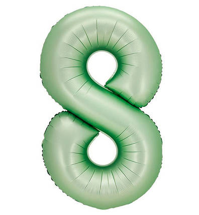 Кулька Цифра "8" (76 см) колір - оливка, фото 1