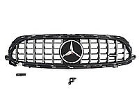 Решетка радиатора на Mercedes E-Class W213 2020-2021 год GT Panamericana ( Черная с элементами хрома )