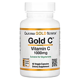 Вітамін C класу USP, Gold C, California Gold Nutrition, 1000 мг, 60 вегетаріанських капсул, фото 2