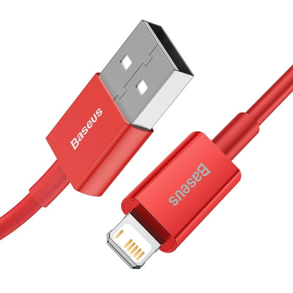 Кабель зарядный Baseus USB - Lightning Superior USB Cable 2 м Red (CALYS-C09)