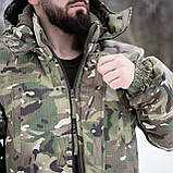 Зимовий бушлат Grifon мультикам (Омні-Хіт + синтепон) з подвійним замком (Omni-Heat) 54, фото 5