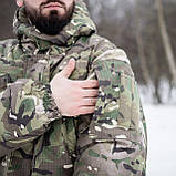 Зимовий бушлат Grifon мультикам (Омні-Хіт + синтепон) з подвійним замком (Omni-Heat) 54, фото 7