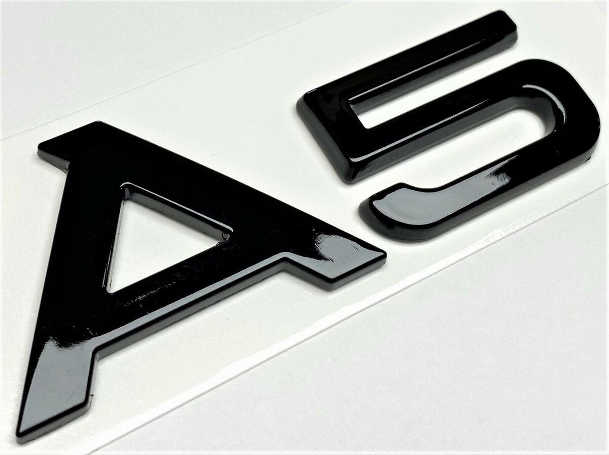 Шильдик емблема напис на багажник AUDI A5 колір чорний