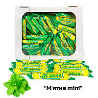 Карамельні цукерки «Фруктові Олівці mini Мʼята» 1.5 кг