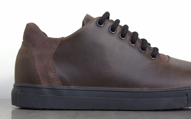 Мужские кроссовки классические винтажные коричневые кожаные обувь осень весна Rosso Avangard LionBrown Vintage 2032280533