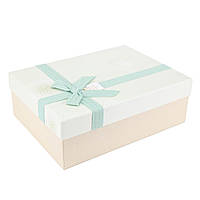 Набор из 3-х коробок для упаковки подарков "Мишель" бежевая