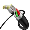 Кабель зарядний Baseus USB — microUSB Superior для швидкого заряджання 2 A 2 м Black (CAMYS-A01), фото 6