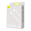 Кабель зарядный Baseus USB Type-C to Type-C USB C Superior 100 Вт 1 м White (CATYS-B02), фото 6