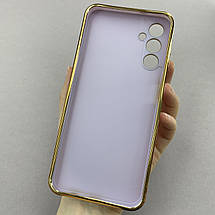Чохол для Samsung Galaxy A14 4G / 5G глянцевий із золотою окантовкою чохол на самсунг а14 бузковий h7y, фото 3