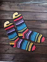 Носки из качественной носочной пряжи износостойкие, теплые, тонкие, для обуви и для дома. Размер 42-43