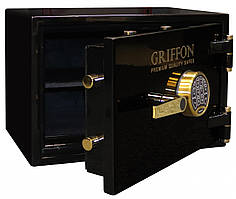Сейф вогневзломостійкий Griffon CL III.35.E BLACK GOLD (ВxШxГ:340x500x343), 3 клас, сейф від злому і вогню
