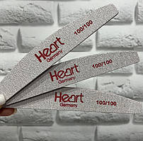 Пилка для нігтів Heart Half 100/100
