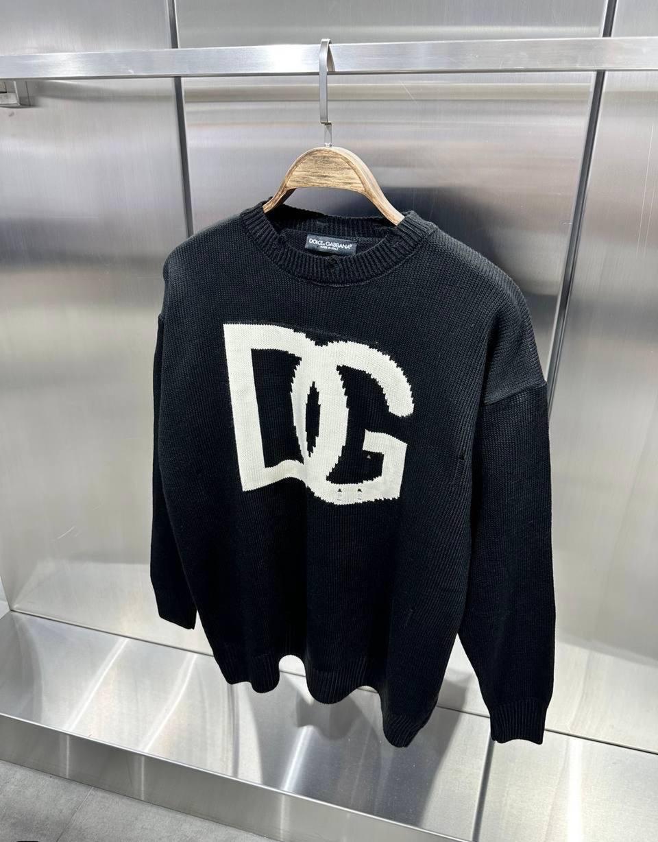 Чоловічий джемпер светр Dolce&Gabanna D11591 чорний S, XL, фото 1