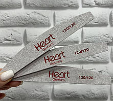Пилка для нігтів Heart Half 120/120