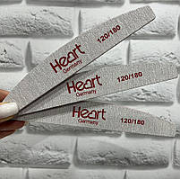 Пилка для нігтів Heart Half 120/180