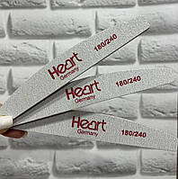 Пилка для нігтів Heart Half 180/240