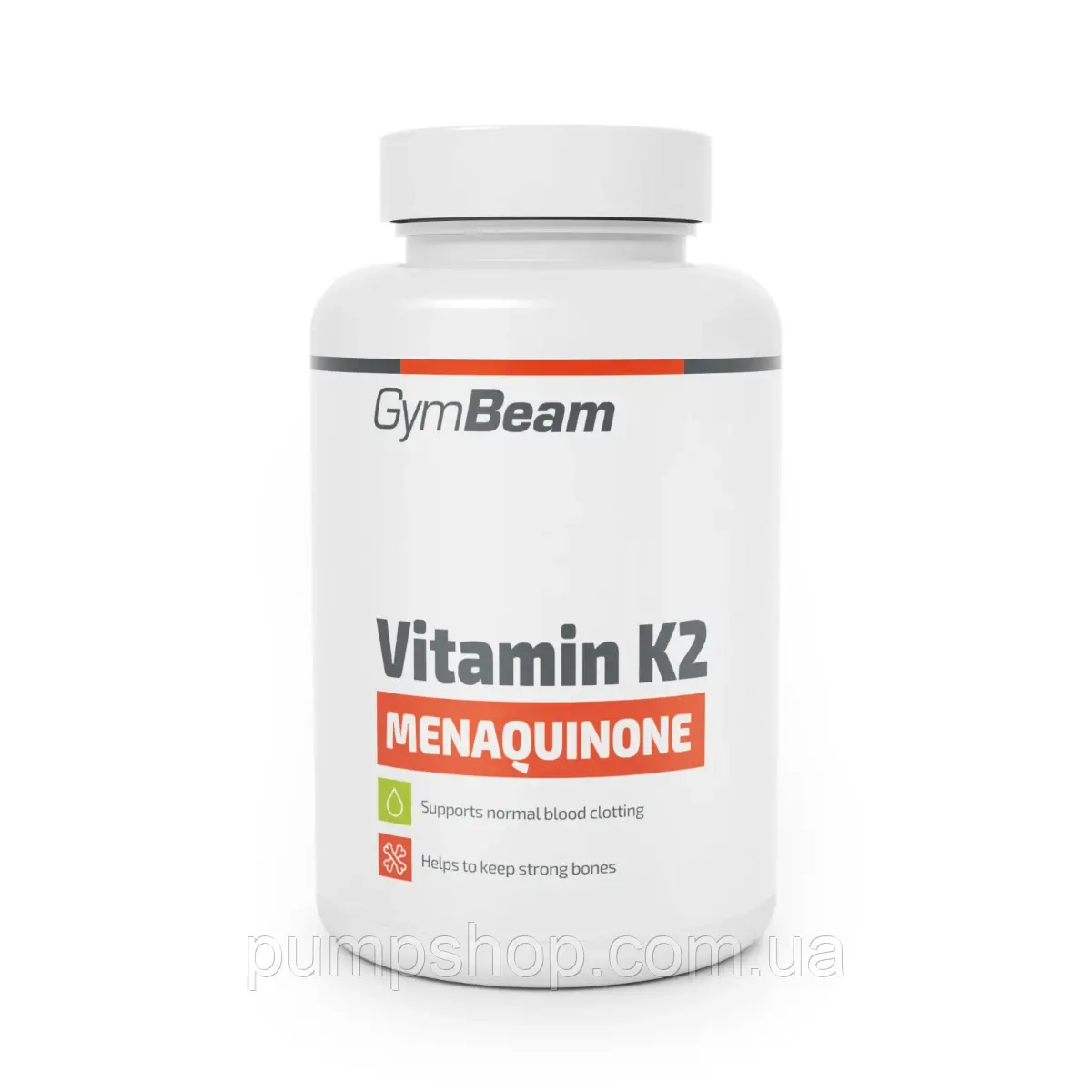 Вітамін К2 (менахінон-7) GymBeam Vitamin K2 (MK-7) 90 капс.