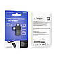 Перехідник 2в1 Type-C та Lightning на USB для підключення флешок HOCO (USB2.0 OTG). Black, фото 9