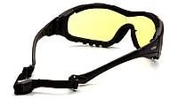 Защитные очки Pyramex V3G (amber) Anti-Fog, жёлтые BF