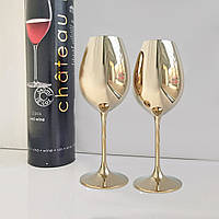 Набор бокалов 2 шт для вина Rona Chateau Red 540 мл тубус золото 6558_540