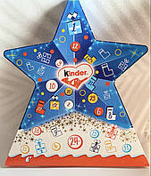 Kinder Star advent calendar Адвент календарь с сладостями новогодний молочный шоколад 149g