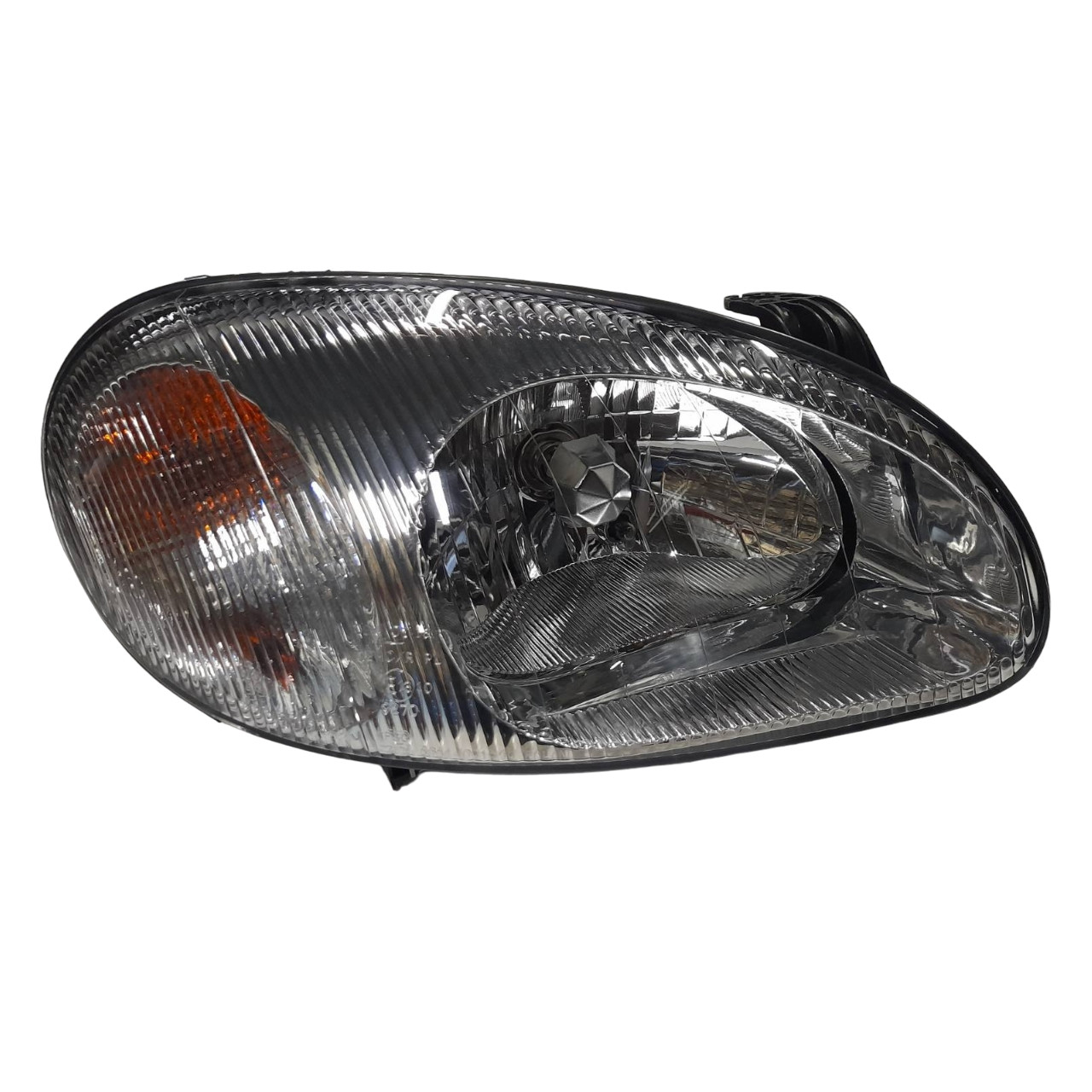 Фара DAEWOO LANOS (Деу Ланос) (з електро коригуванням) права чорний корпус (оригінал) (вир-во FSO)