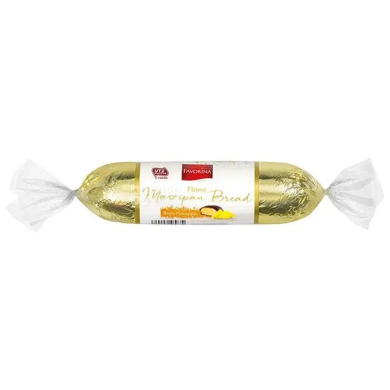 Марципан у Шоколаді Favorina Marzipan Log Rhum Pineapple Ром та Ананас 125 г Німеччина