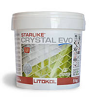 Litokol Starlike Кристалл EVO 2.5 кг - эпоксидный светопропускающий состав для затирки стекломозаики 2.5 кг